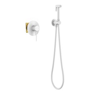 Гигиенический душ со смесителем Timo Saona 2389/16SM белый матовый